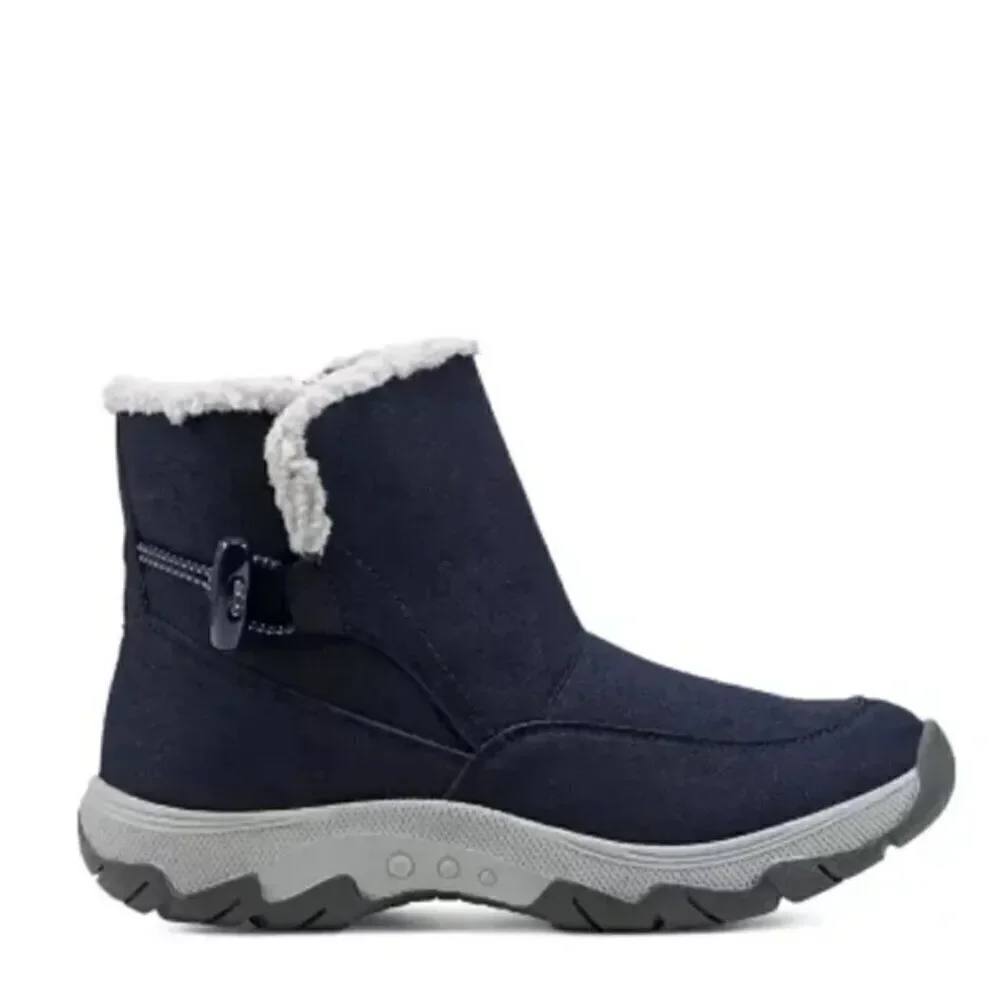 Easy Spirit Womens Erunna Water Resistant Flat Heel Winter Boots